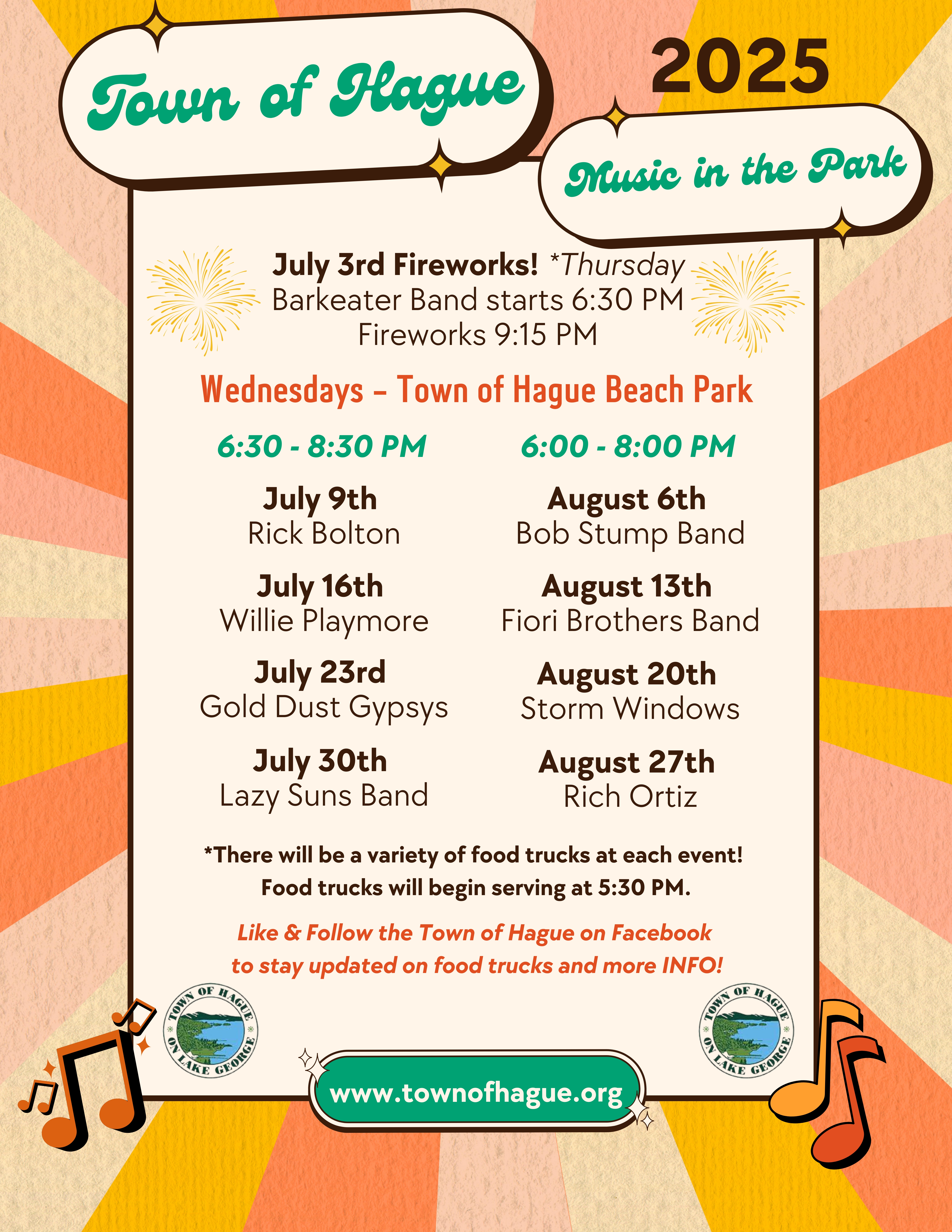 Music in the Park 2025!!